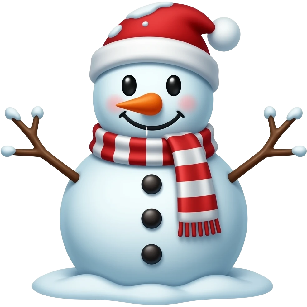 winter snowman emoji