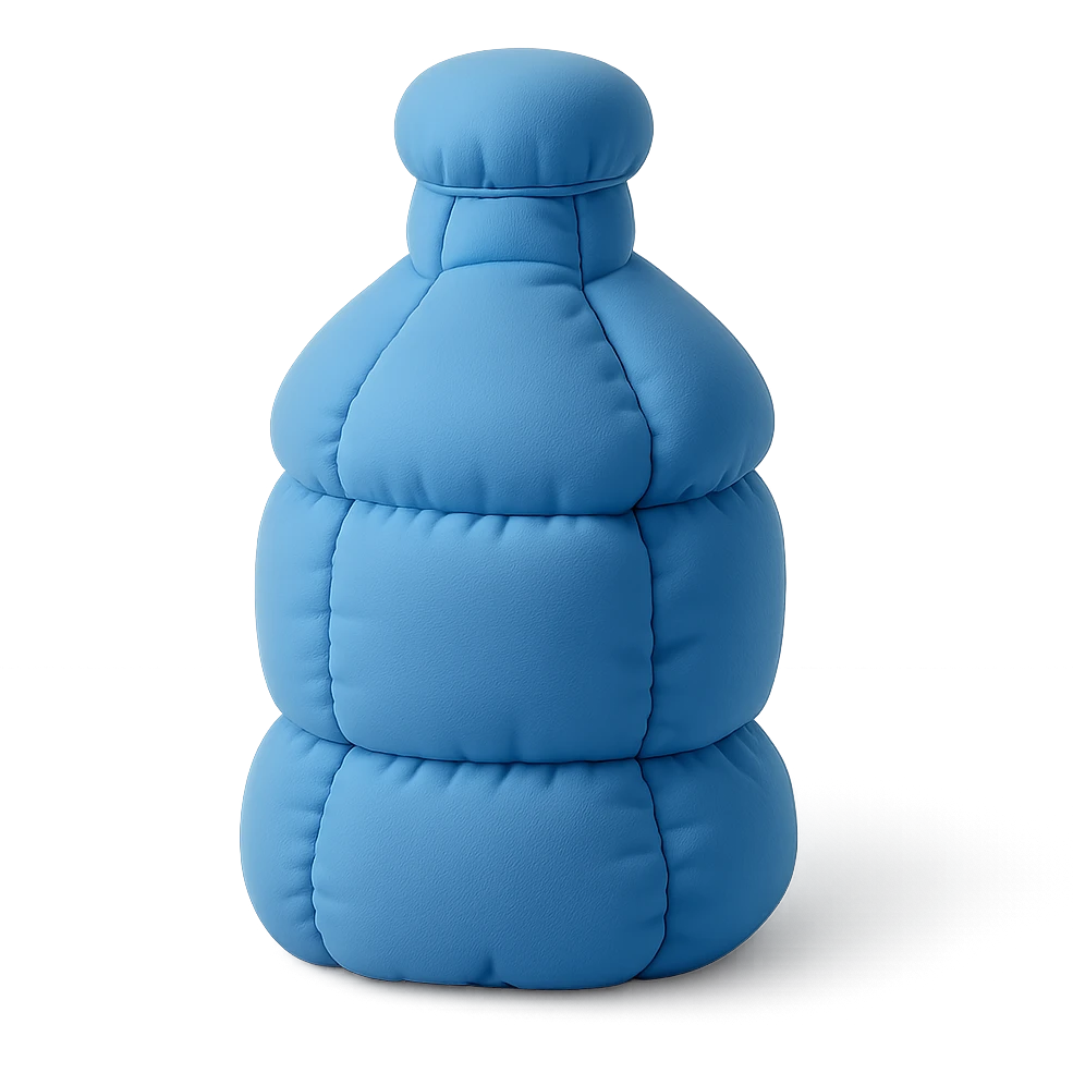 Blue bottle emoji