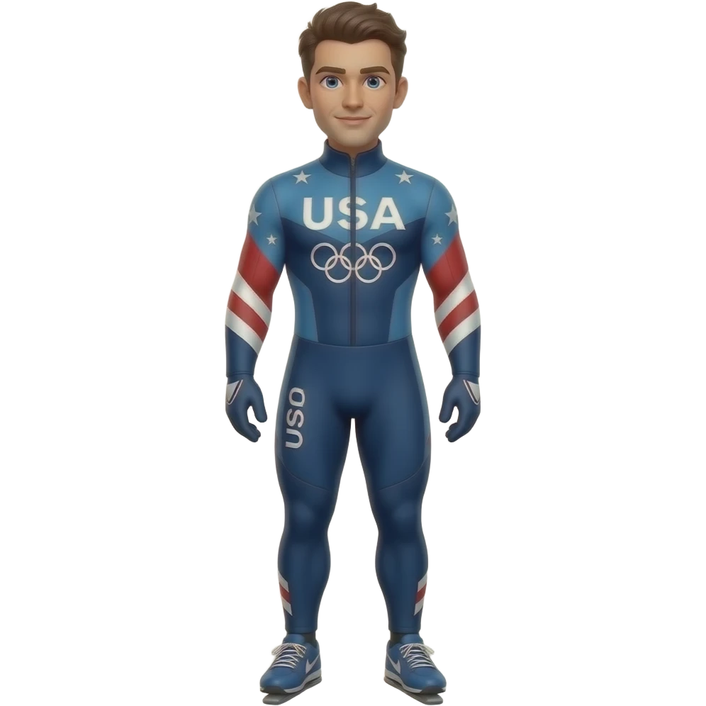 USA Olympic Bobsled Male emoji