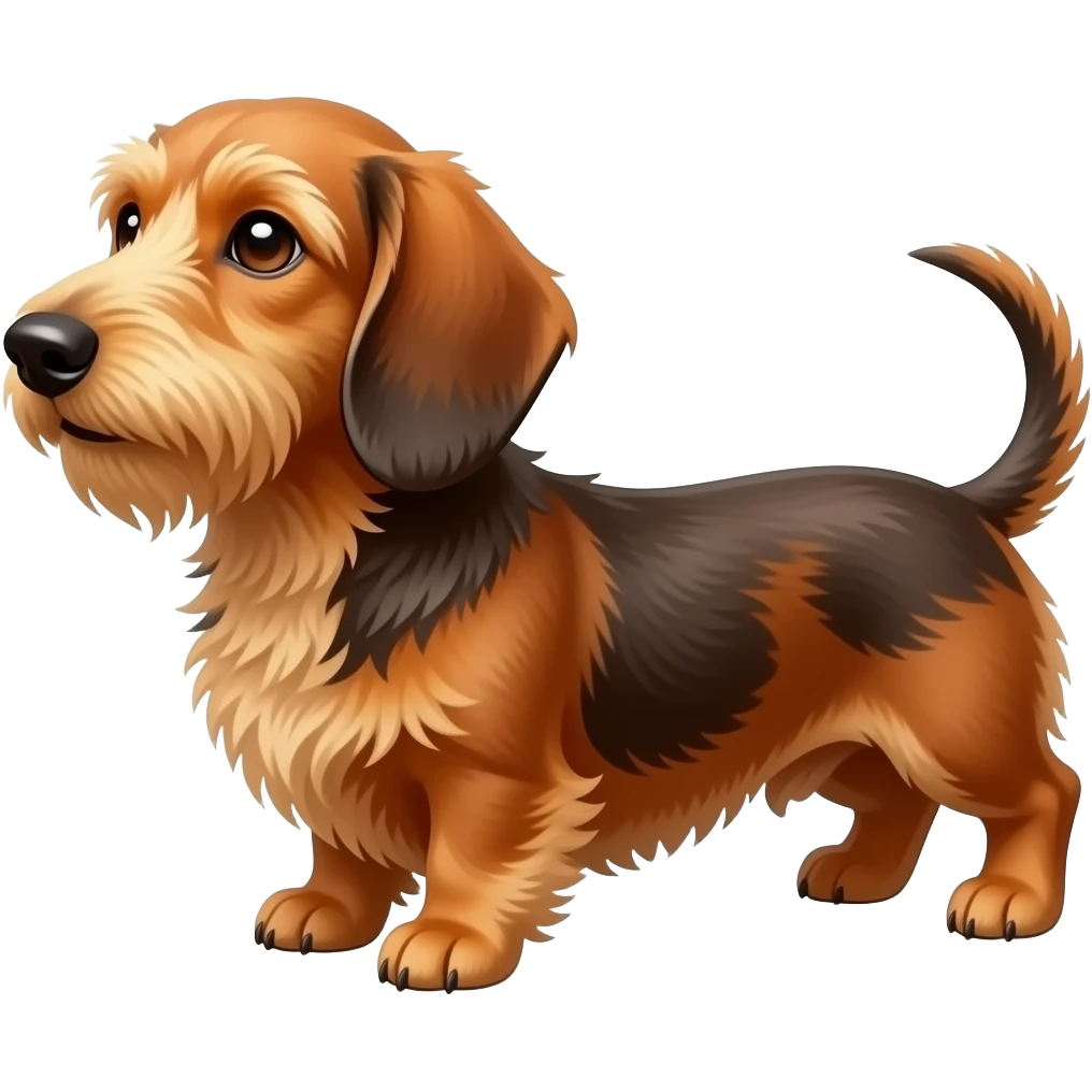 Wirehair dachshund emoji