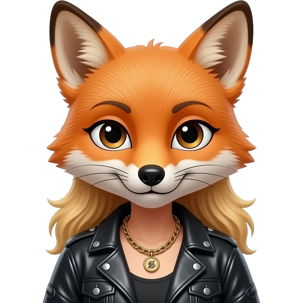 Thug womanfox emoji