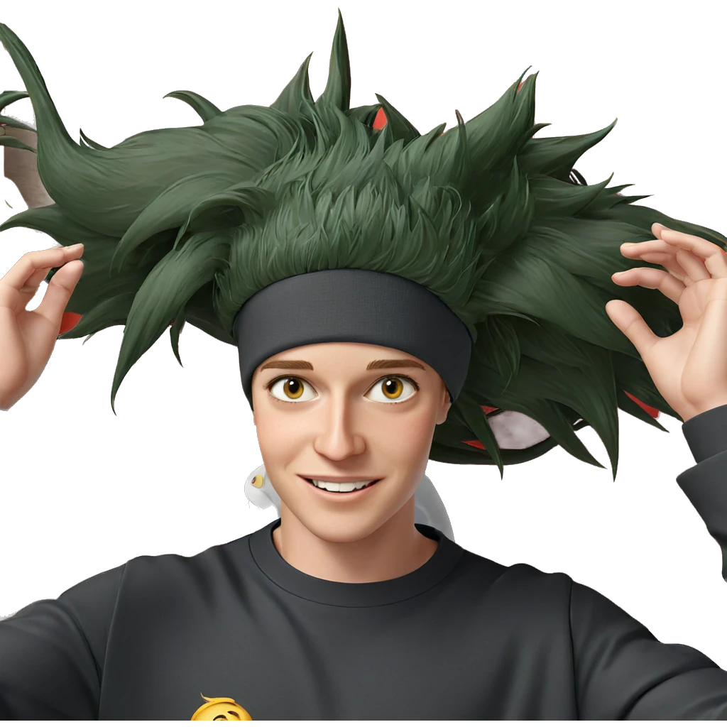 smiling boy in long sleeves emoji