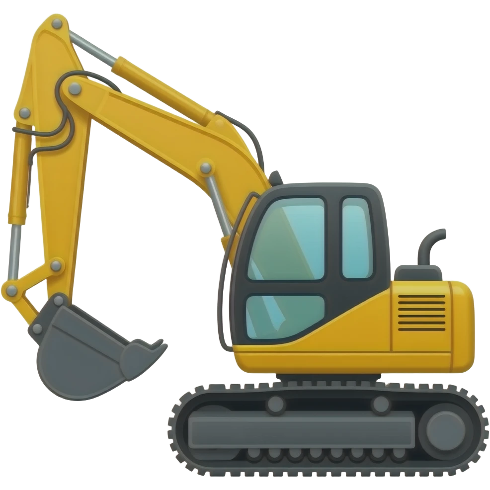 Backhoe emoji