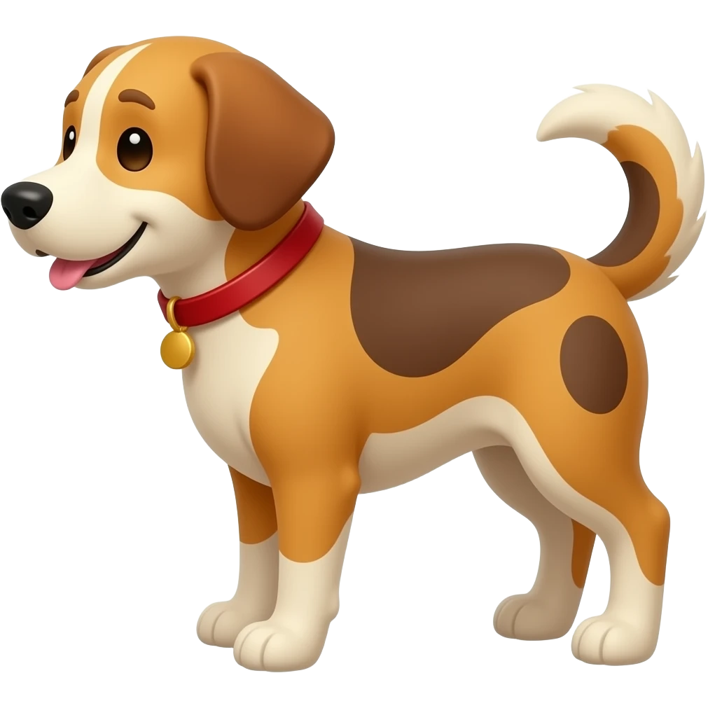 dog going to toilet emoji