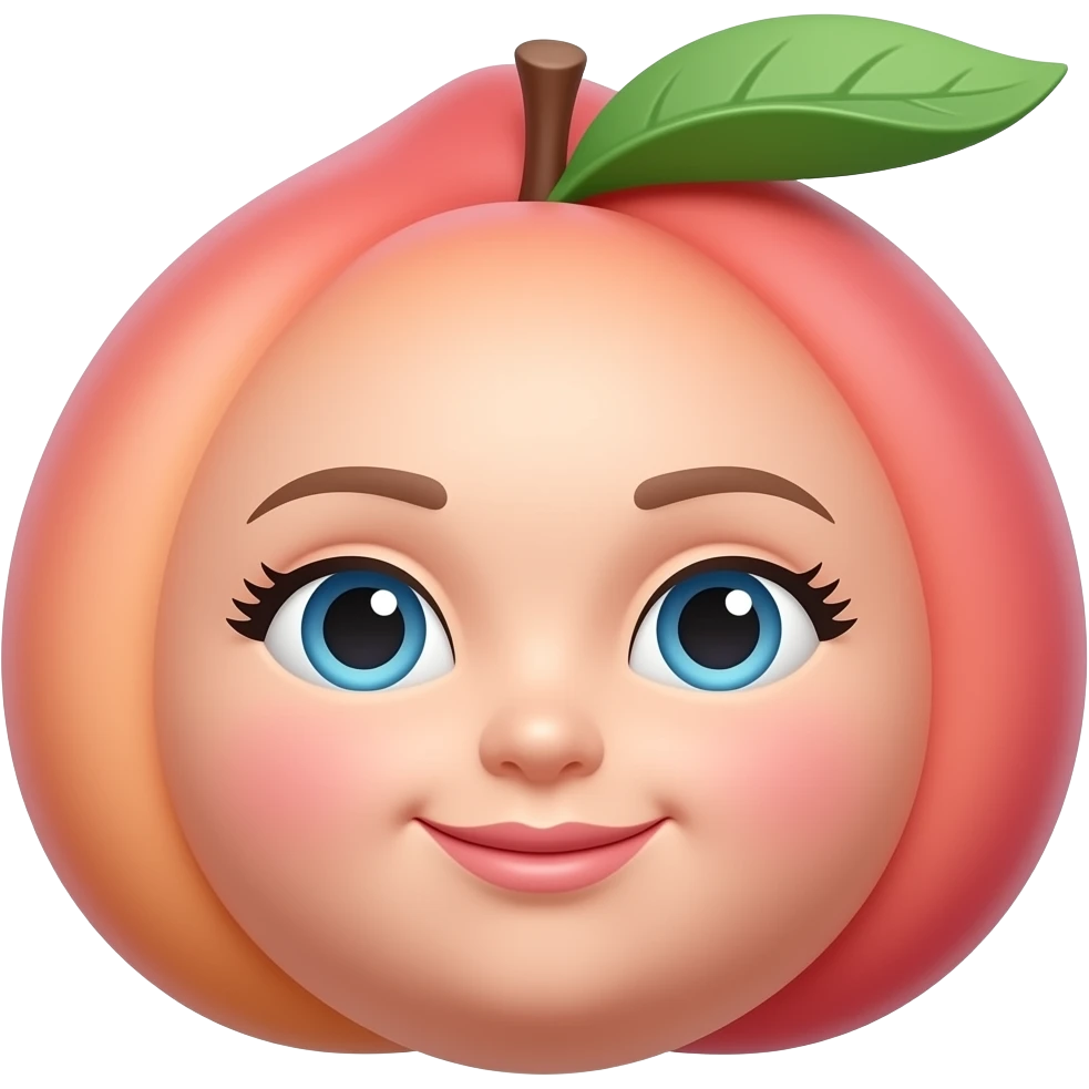 peach princess face emoji