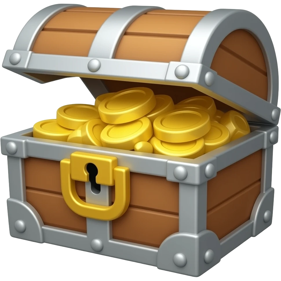 Treasure chest emoji