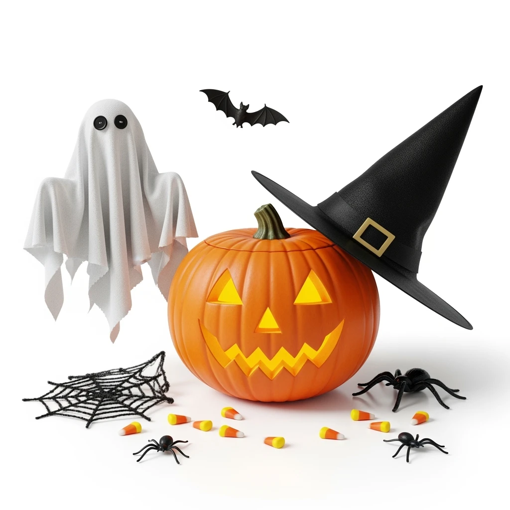 Halloween objec,  remove background emoji