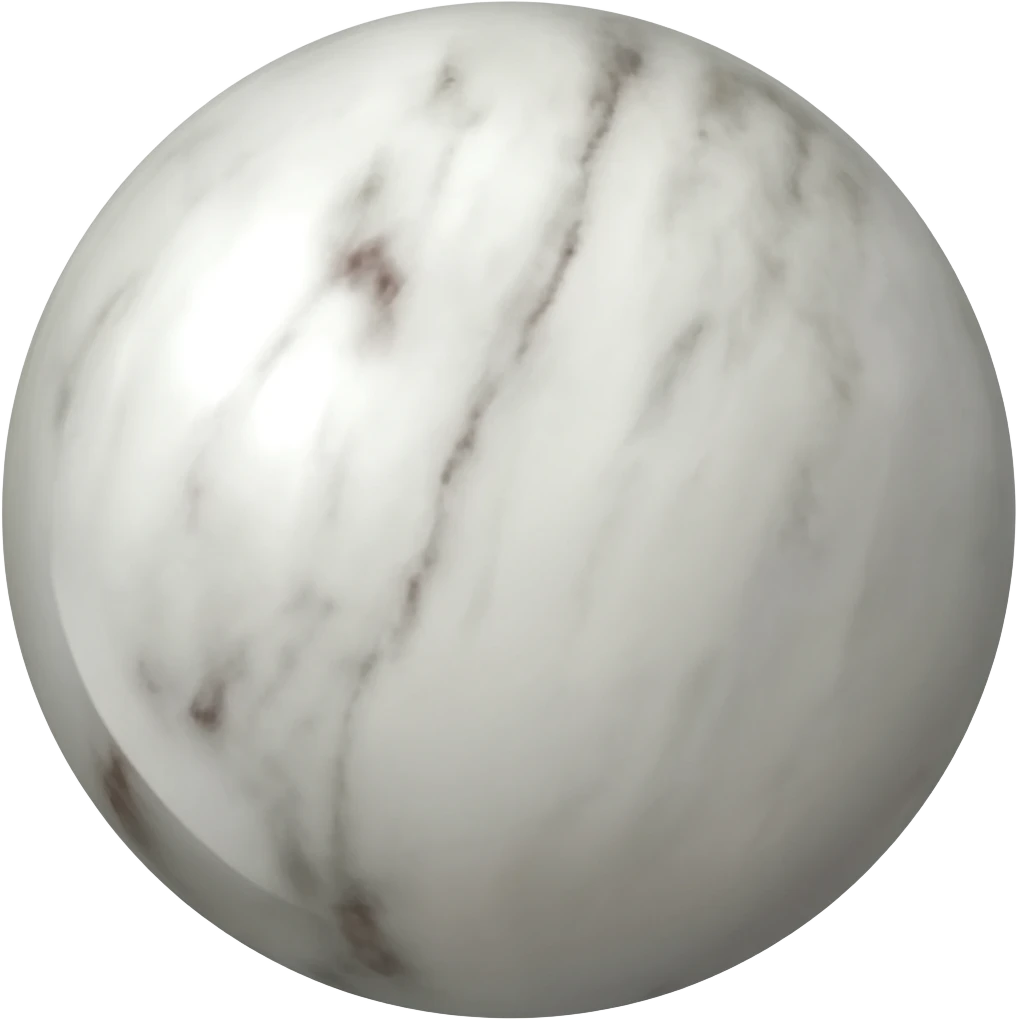 a single marble look like Venus emoji