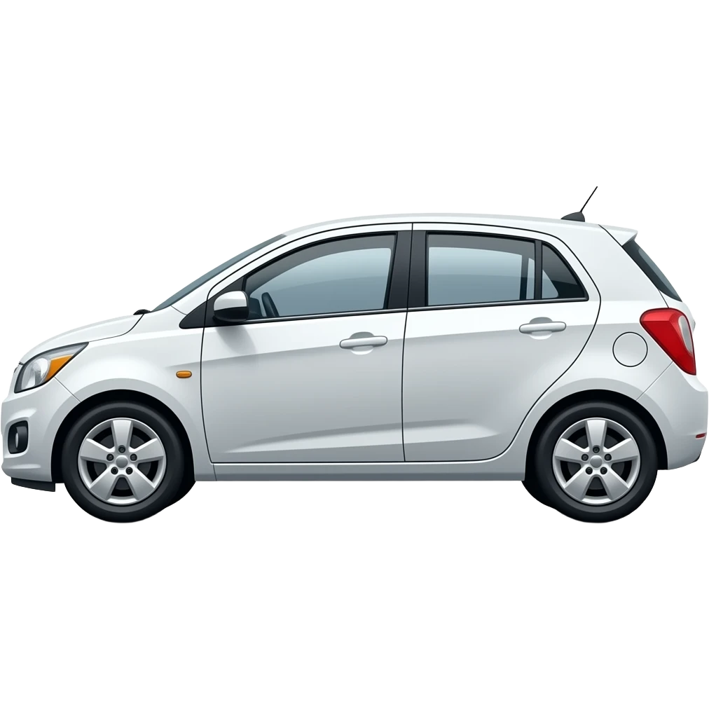 Chevrolet Corsa Swing color blanco de perfil emoji emoji