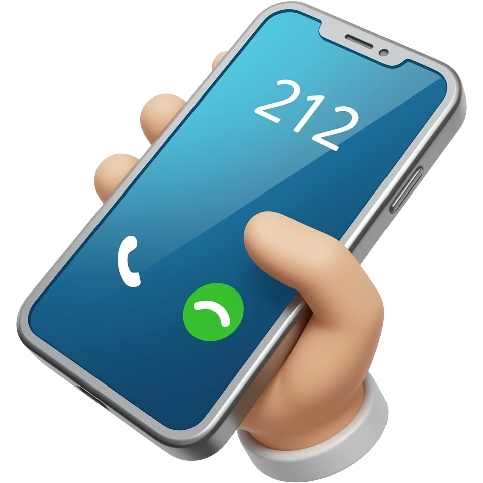 smartphone incoming call emoji