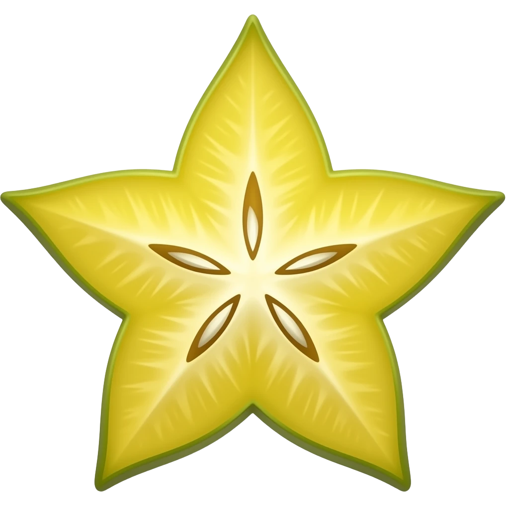 Star fruit emoji