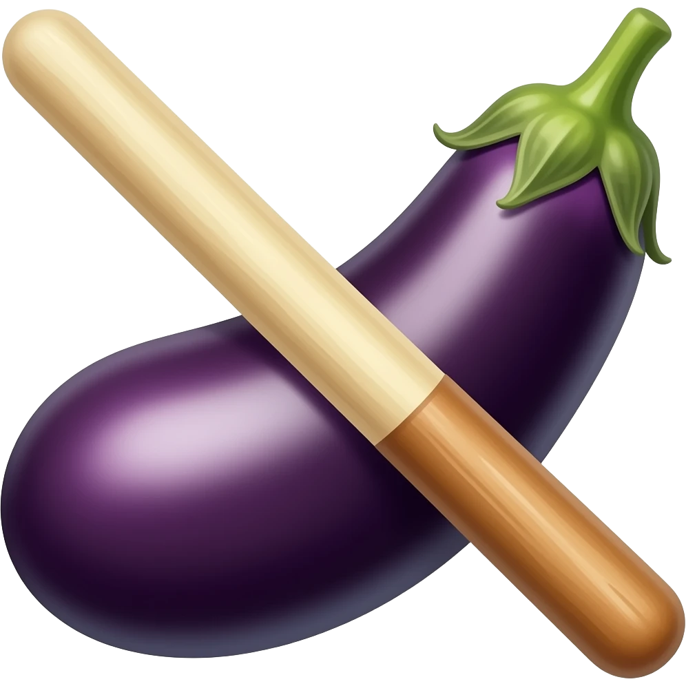 Drumstick brinjal emoji