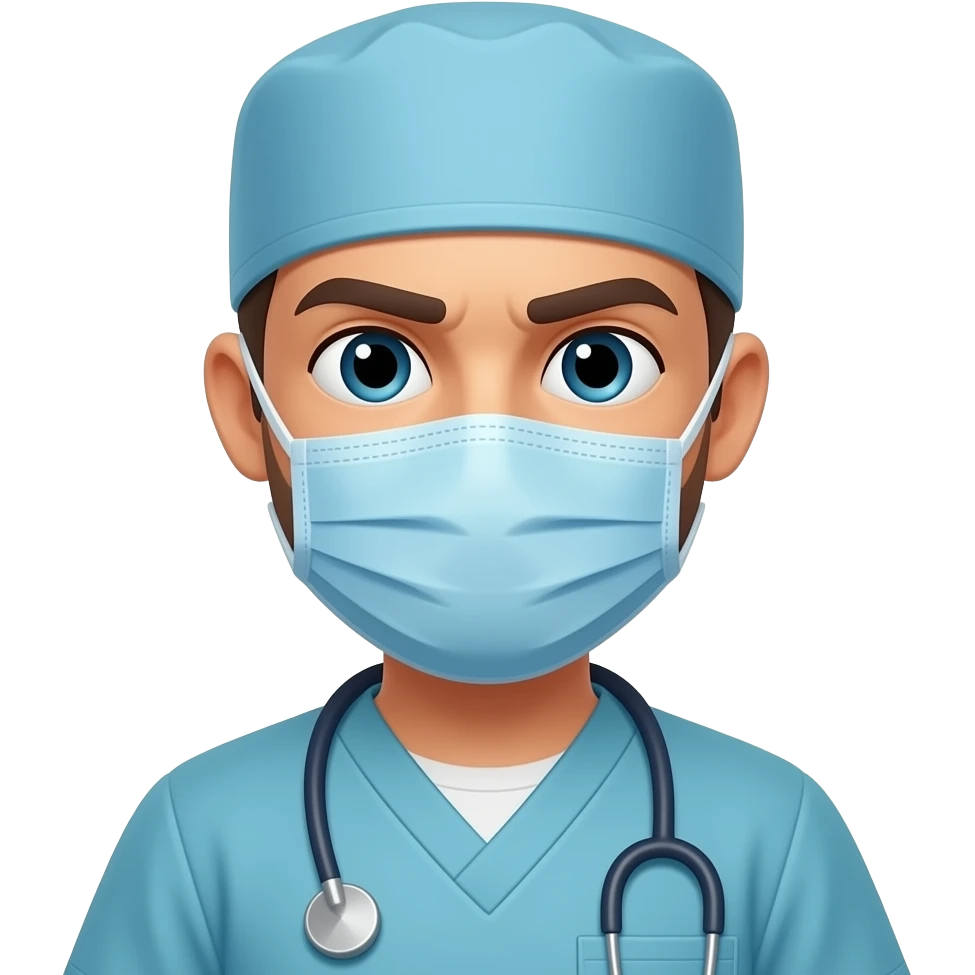 Medico cirujano apasionado emoji