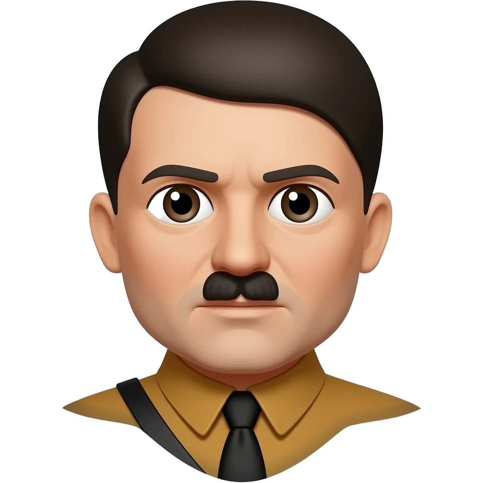 Adolf Hitler from Snapchat emoji