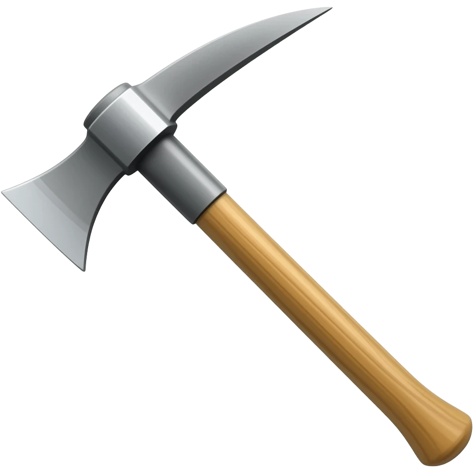 Pickaxe tool emoji