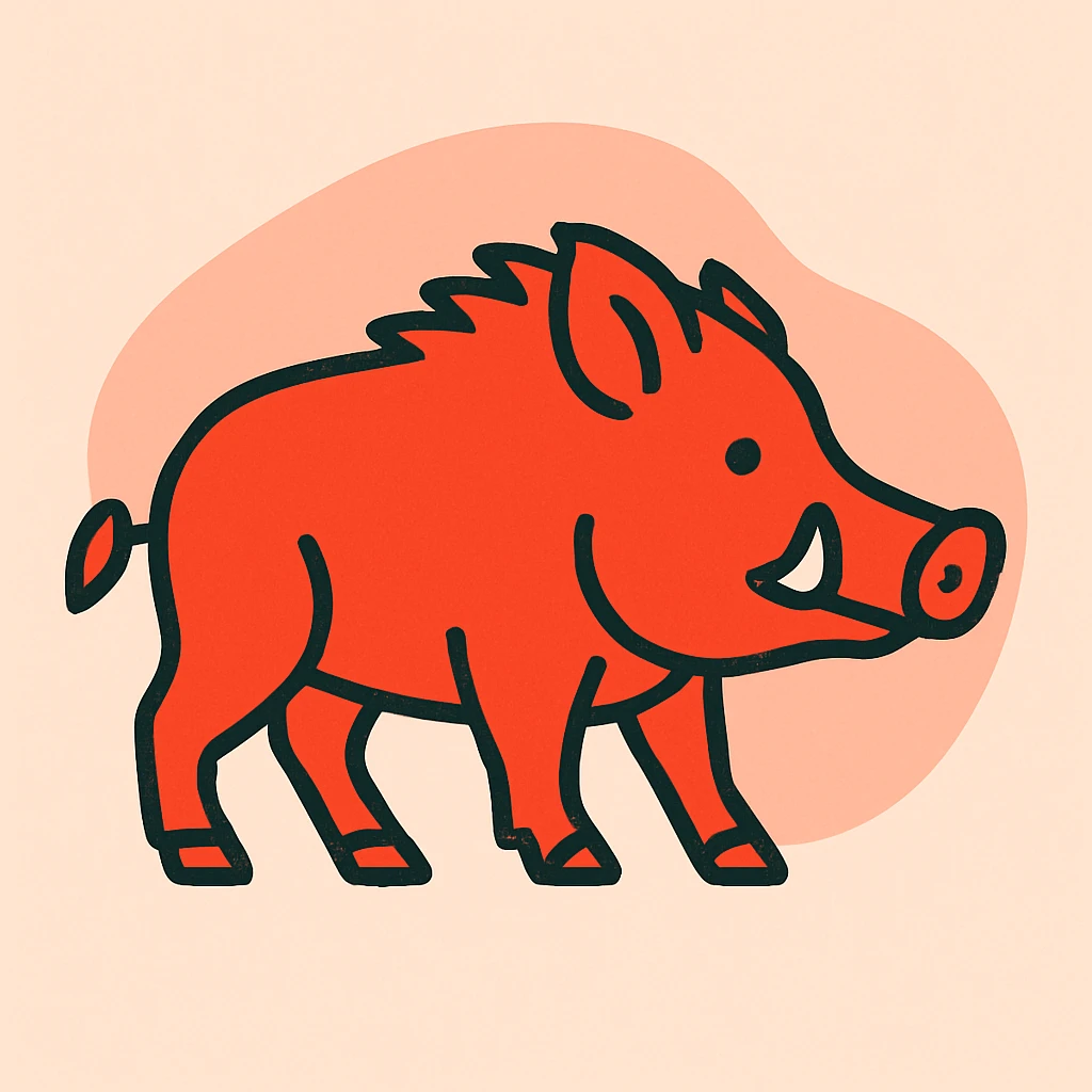 Wild boar emoji