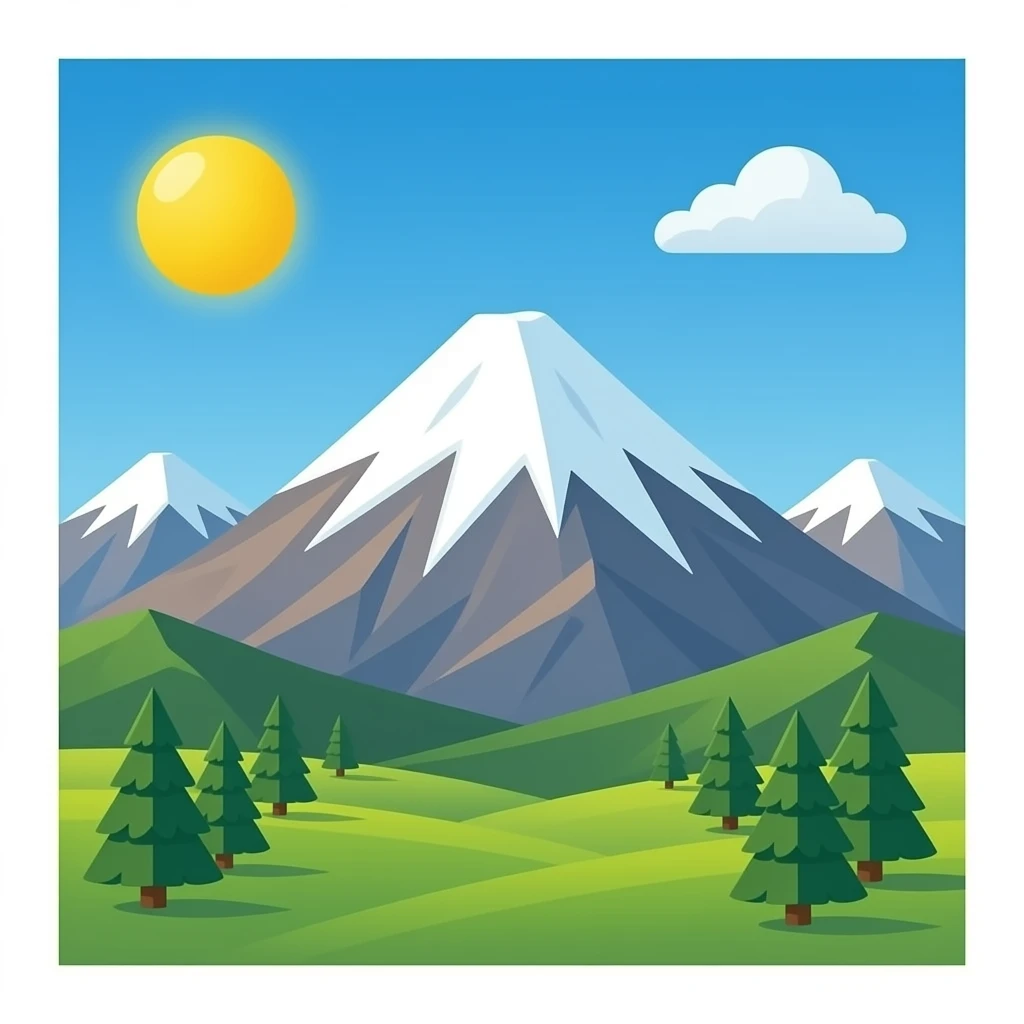 Snow-Capped Mountain emoji
