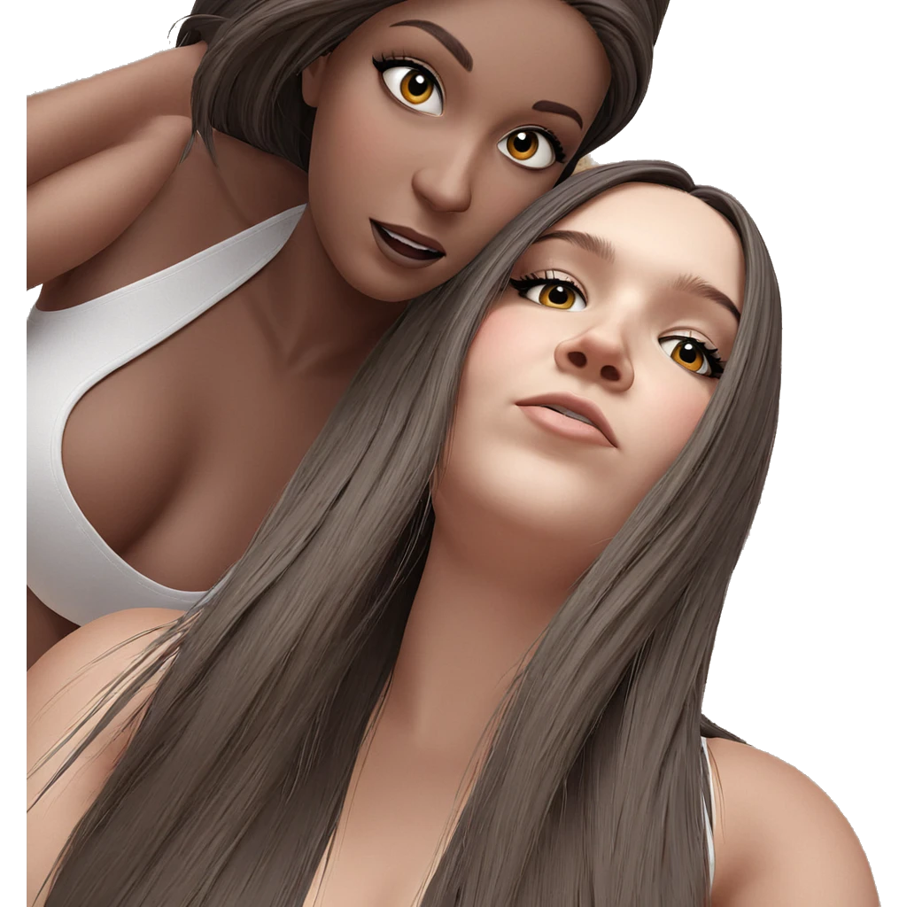 dark beauty in harmony emoji