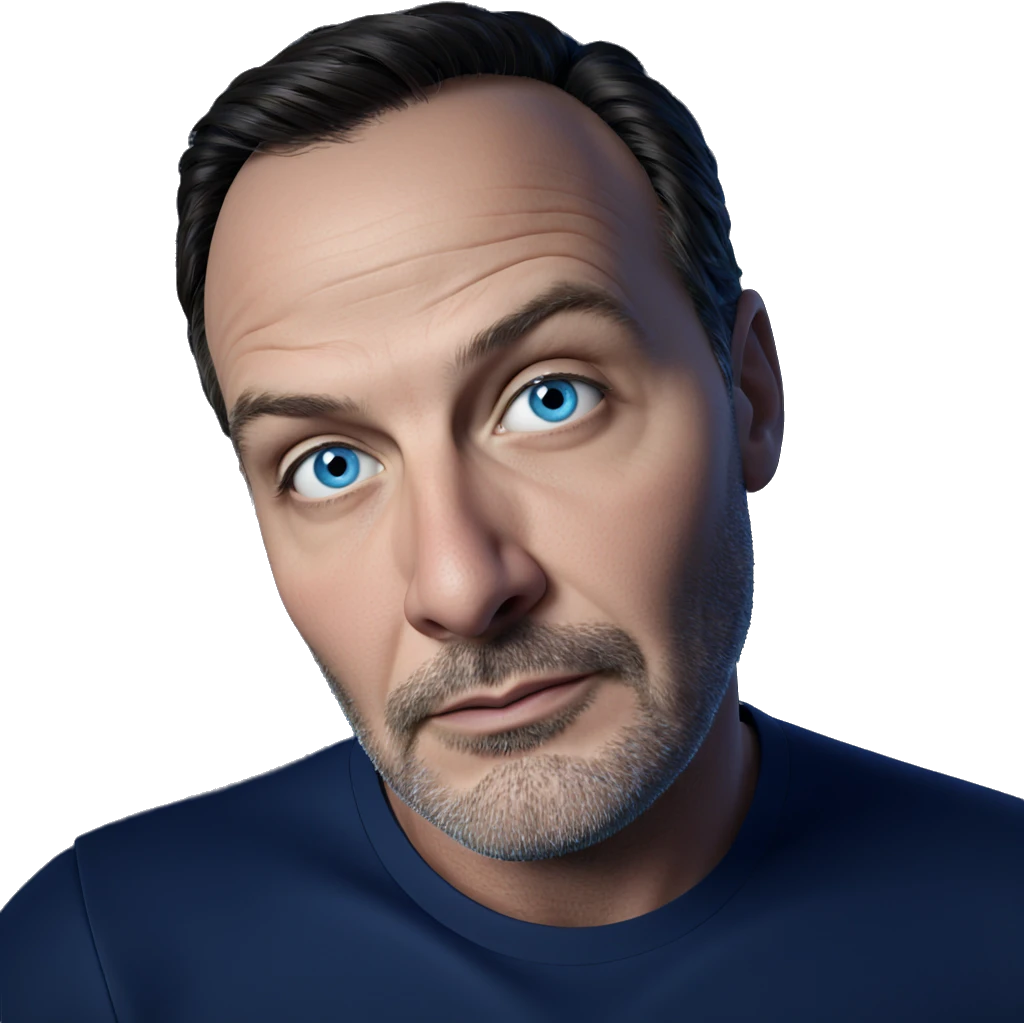 handsome man with blue eyes emoji