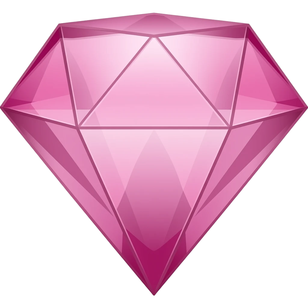 pink diamond emoji