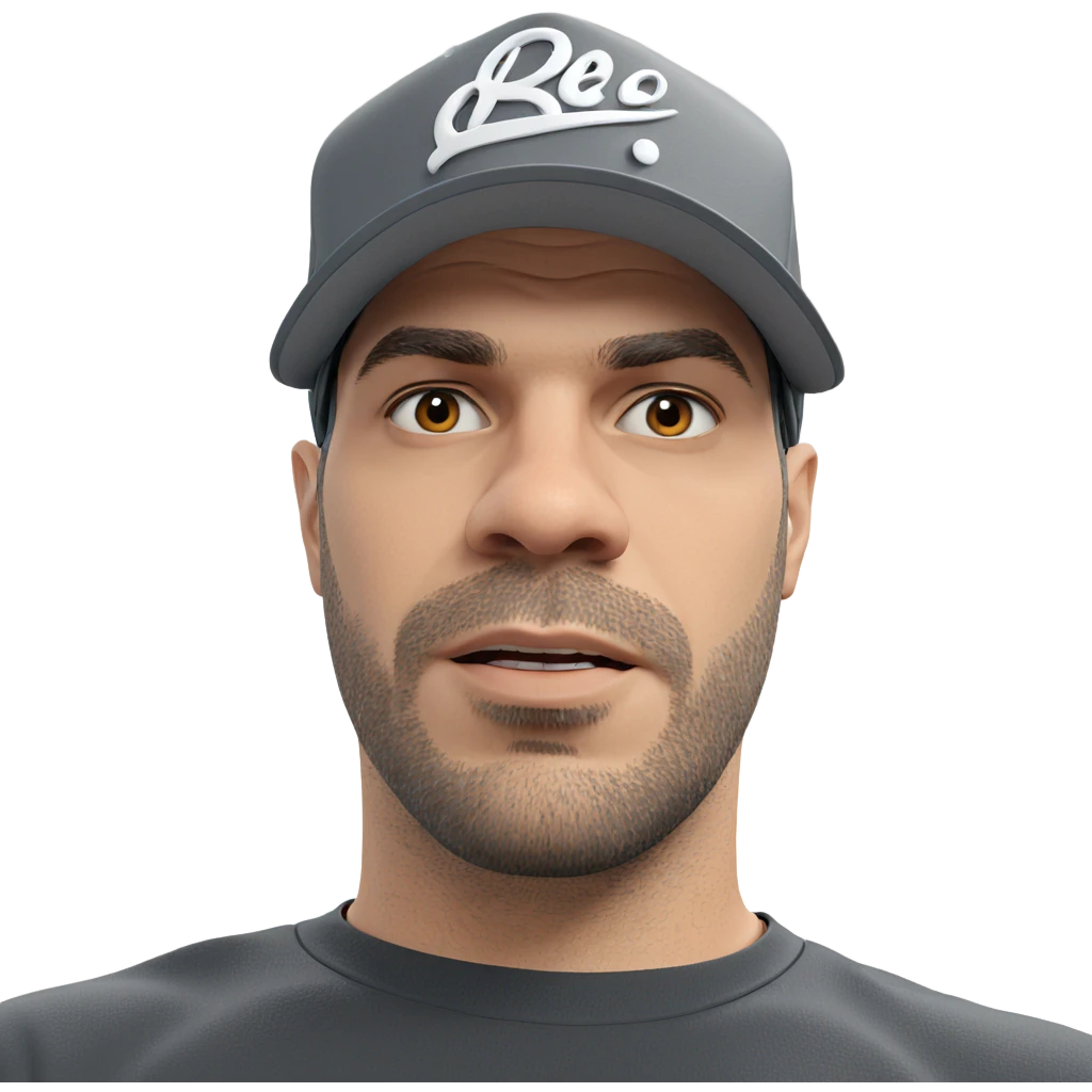 portrait of a bearded man emoji