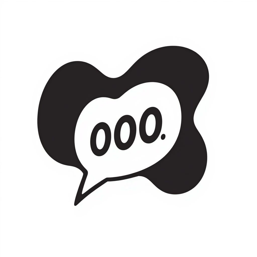 hand-drawn creative square logo for founders' study circle, organic shapes hinting at discussion and research, no text, engaging and approachable emoji