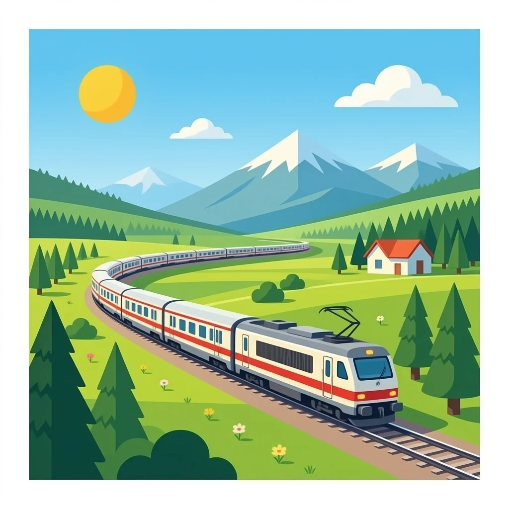 Best Scenic Train Routes in Europe emoji