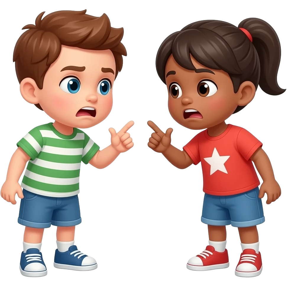 kids not playing nice emoji