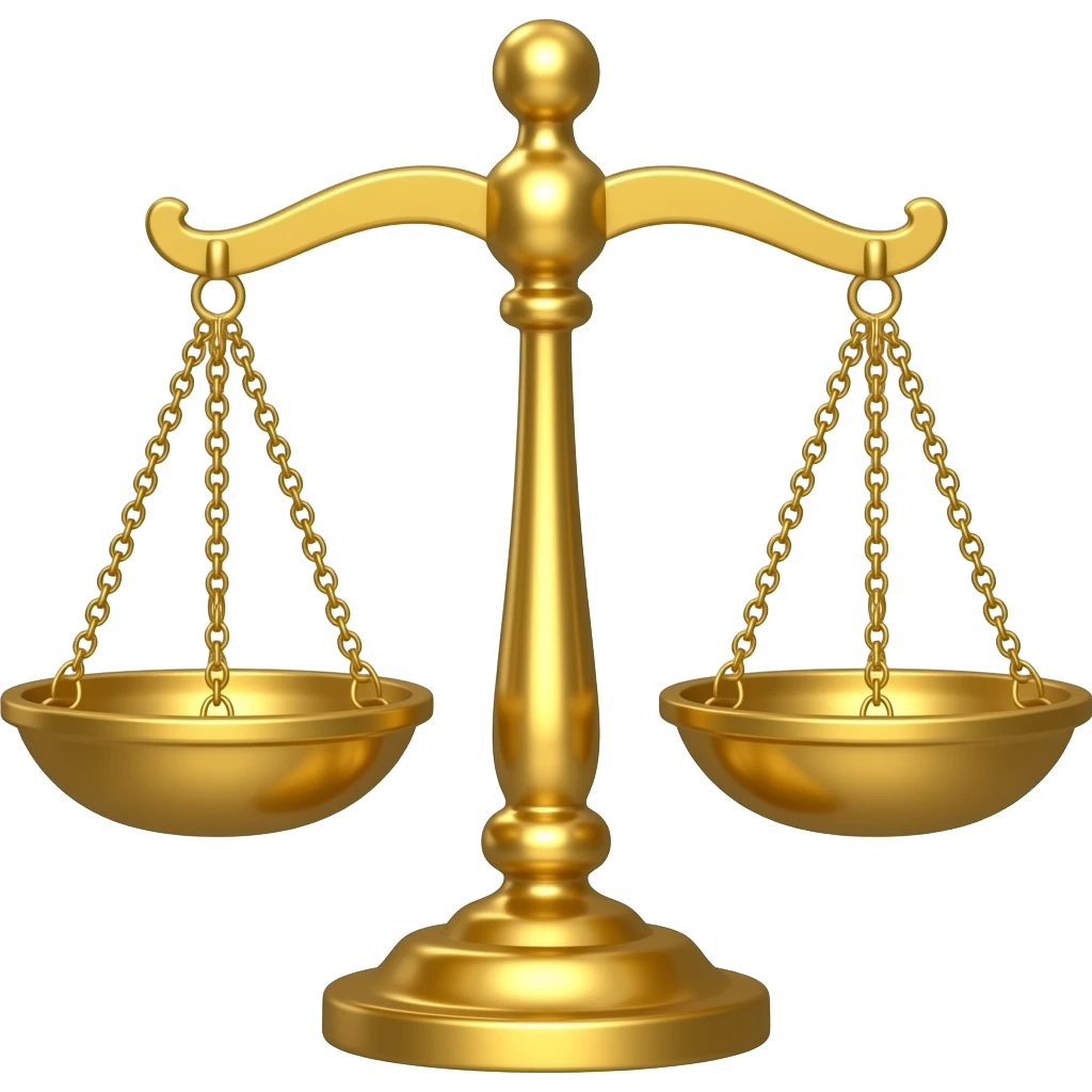 judicial scales emoji