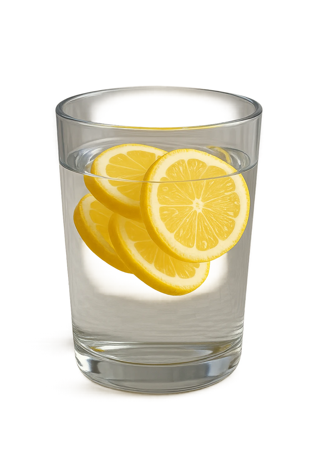bicchiere di acqua e limone 3d emoji