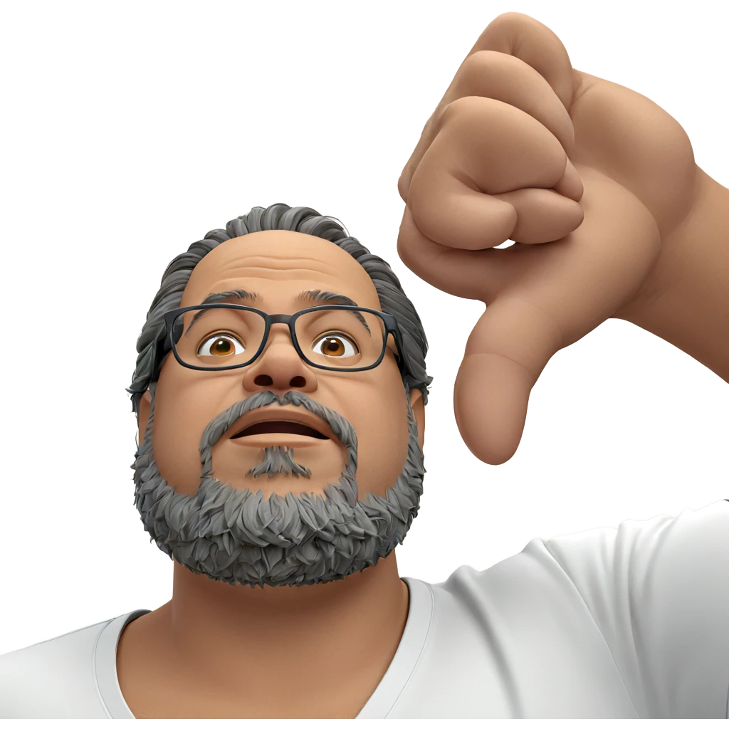 male portrait with glasses emoji