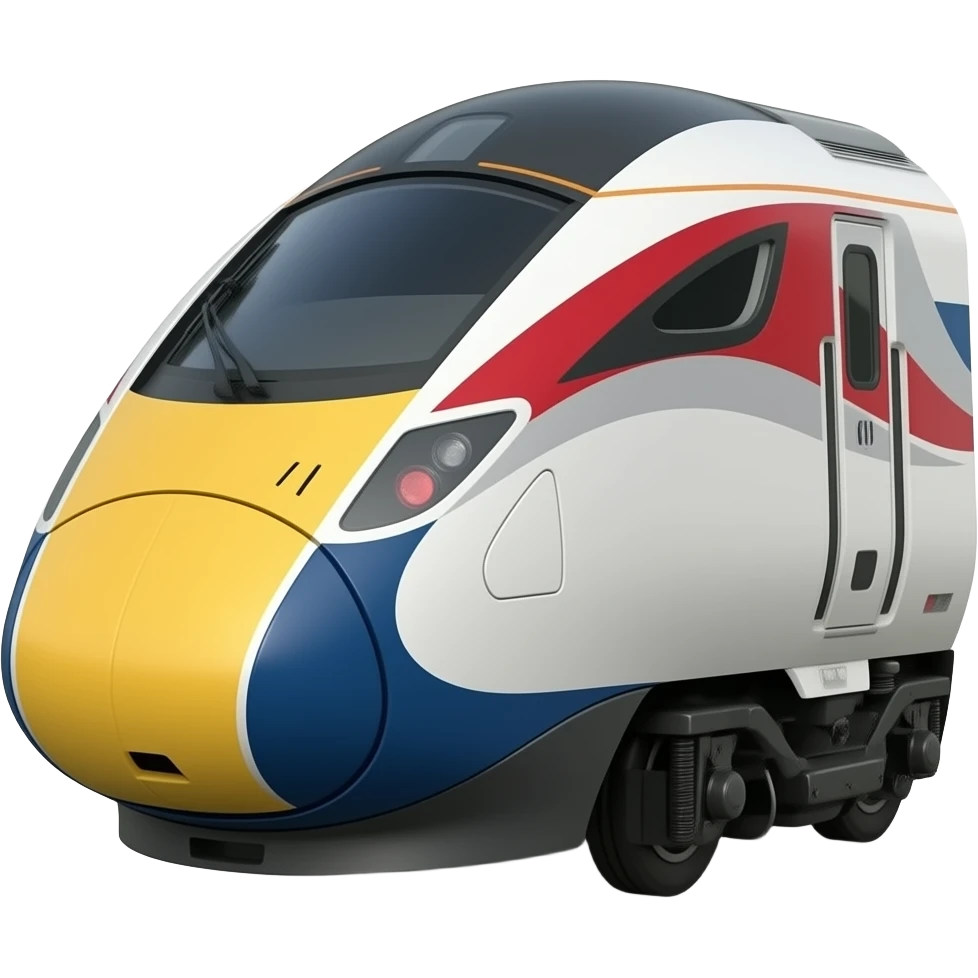 Passanger train-new intercity fleet (model year: 2025) (iconic colour emoji