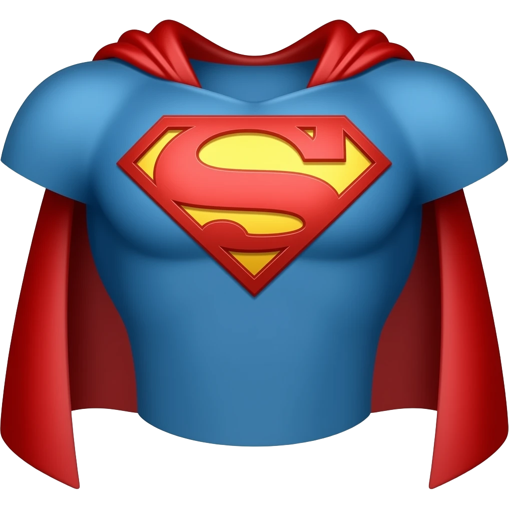 superman's cape emoji