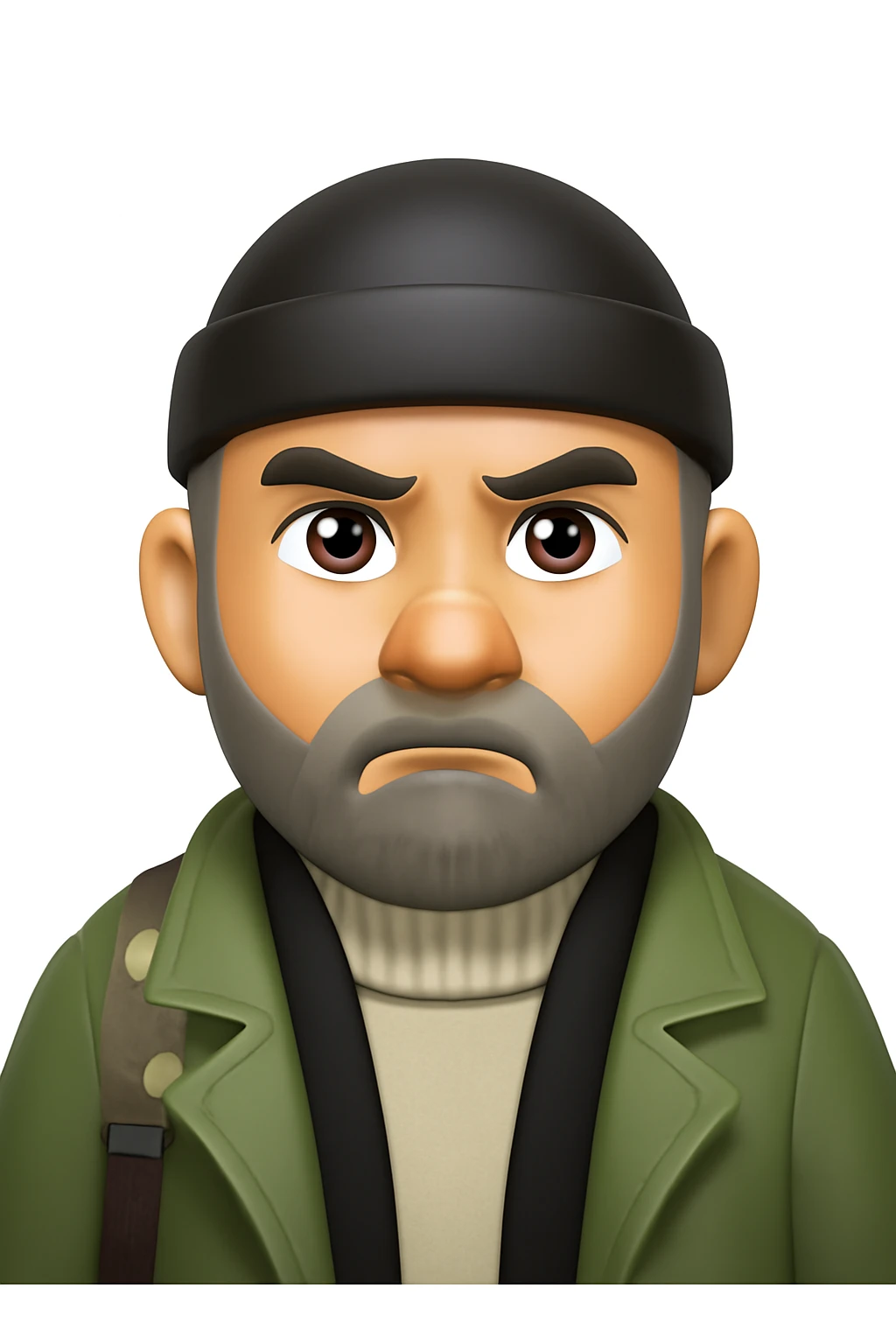 A 3D Apple-style emoji version of the uploaded image, preserving its colors, shapes, textures, and overall design, simplified into emoji form while keeping key details recognizable. Smooth glossy finish, soft shadows, high-quality render, minimal background emoji
