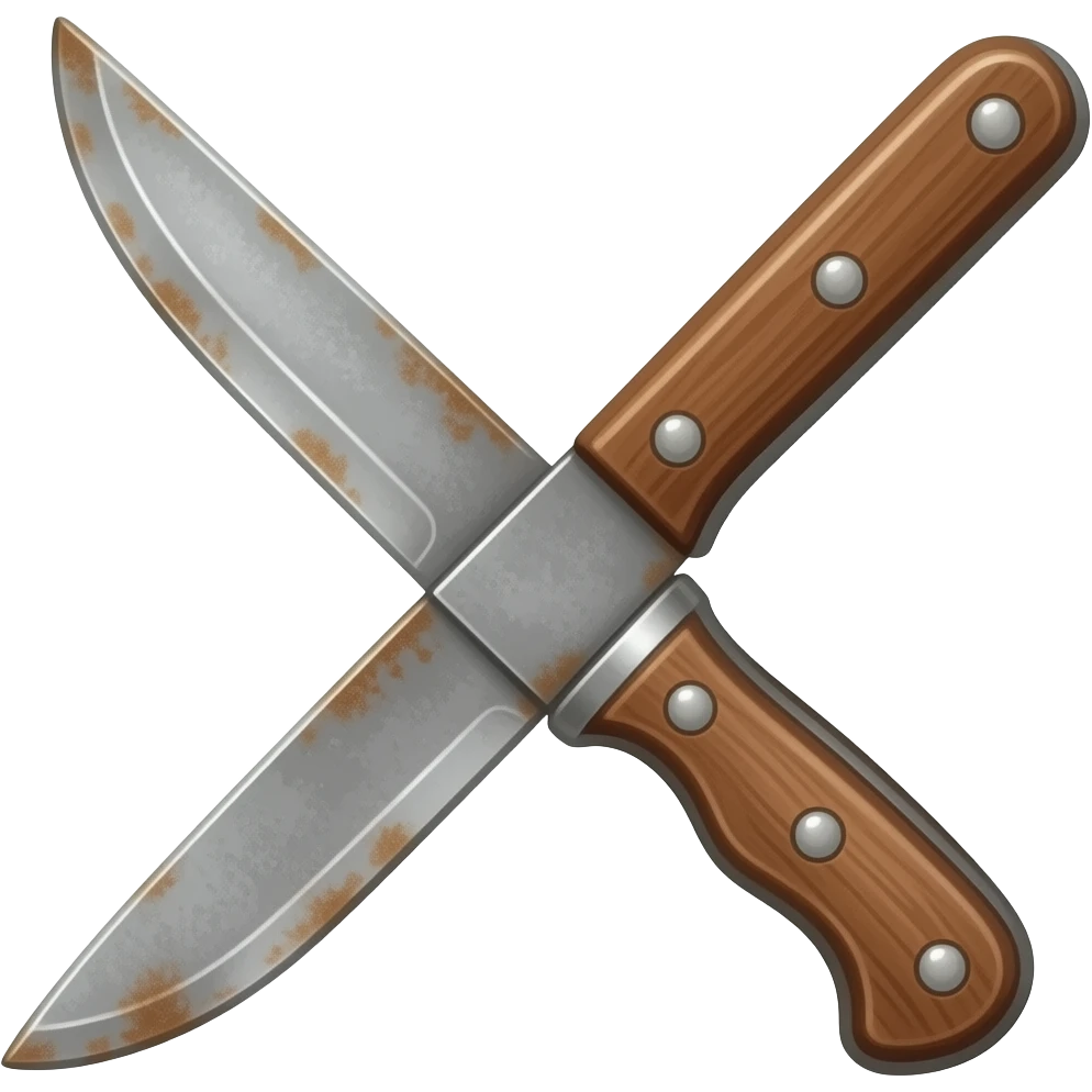 Rusty knife emoji