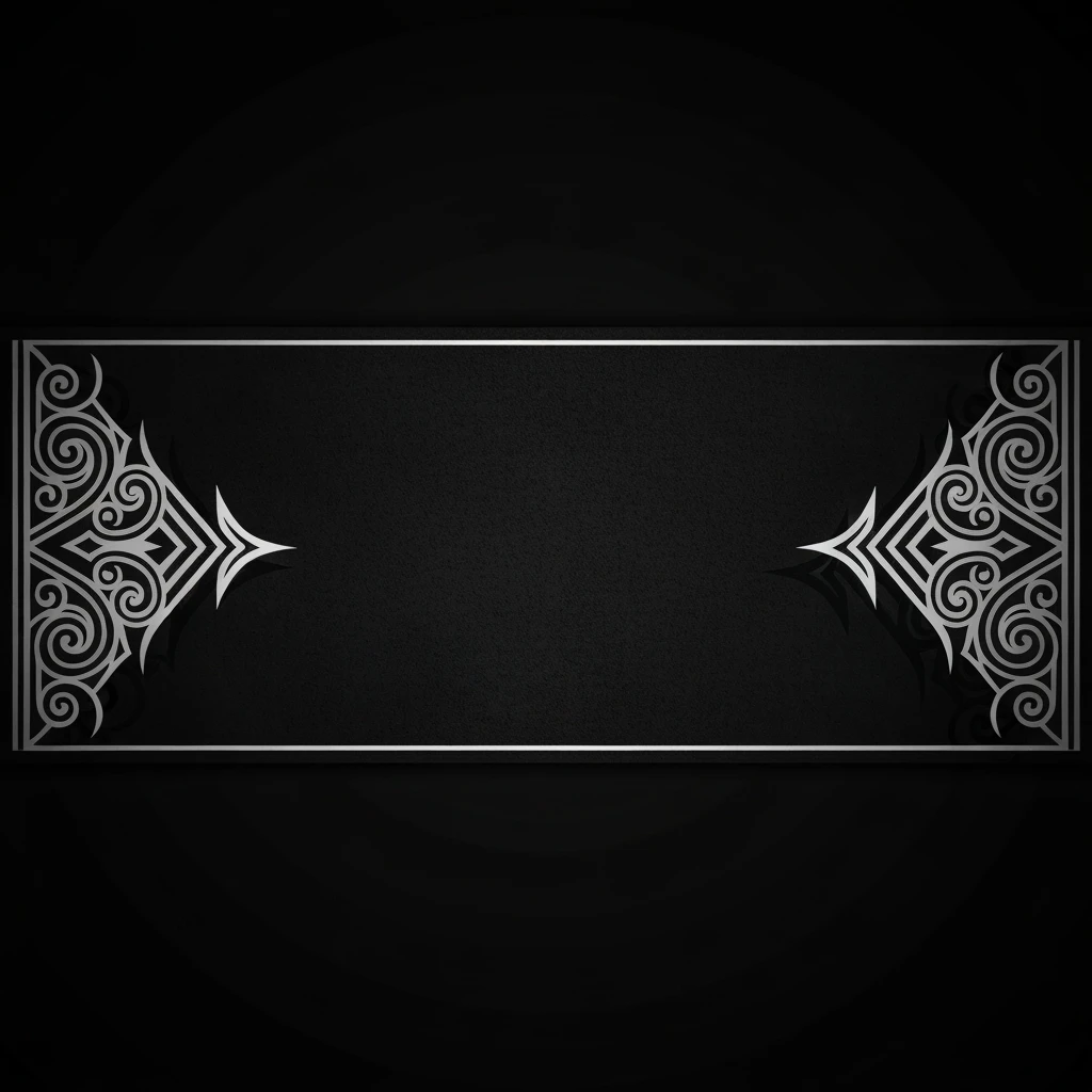 goth banner, no text, no background, minimal, expressive, variation 3 emoji