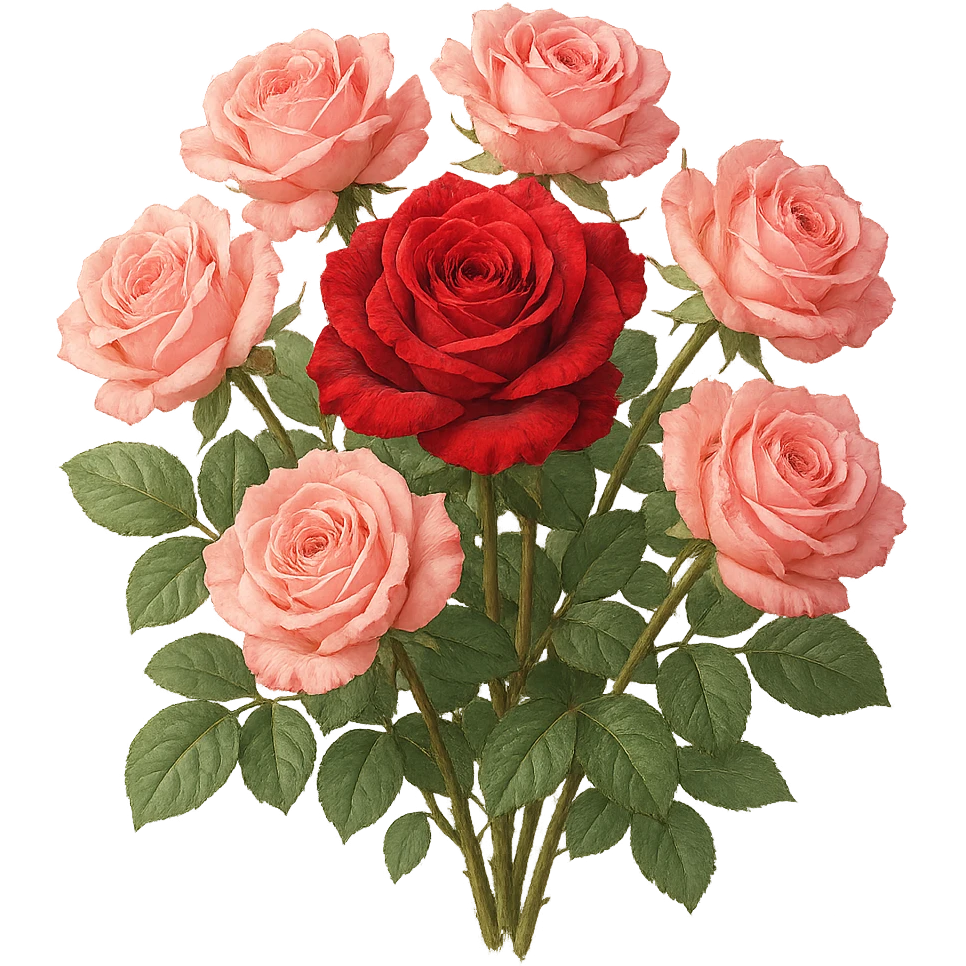 bouquet of roses emoji