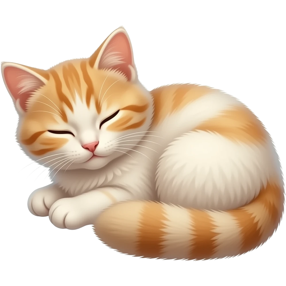 a sleepy kitten emoji