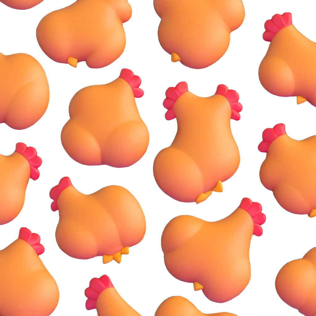 chicken thighs meat emoji