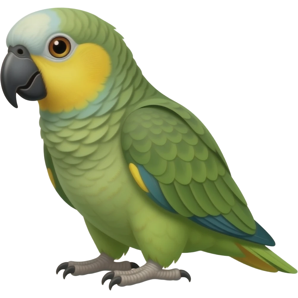 Cotorro cachete amarillo emoji