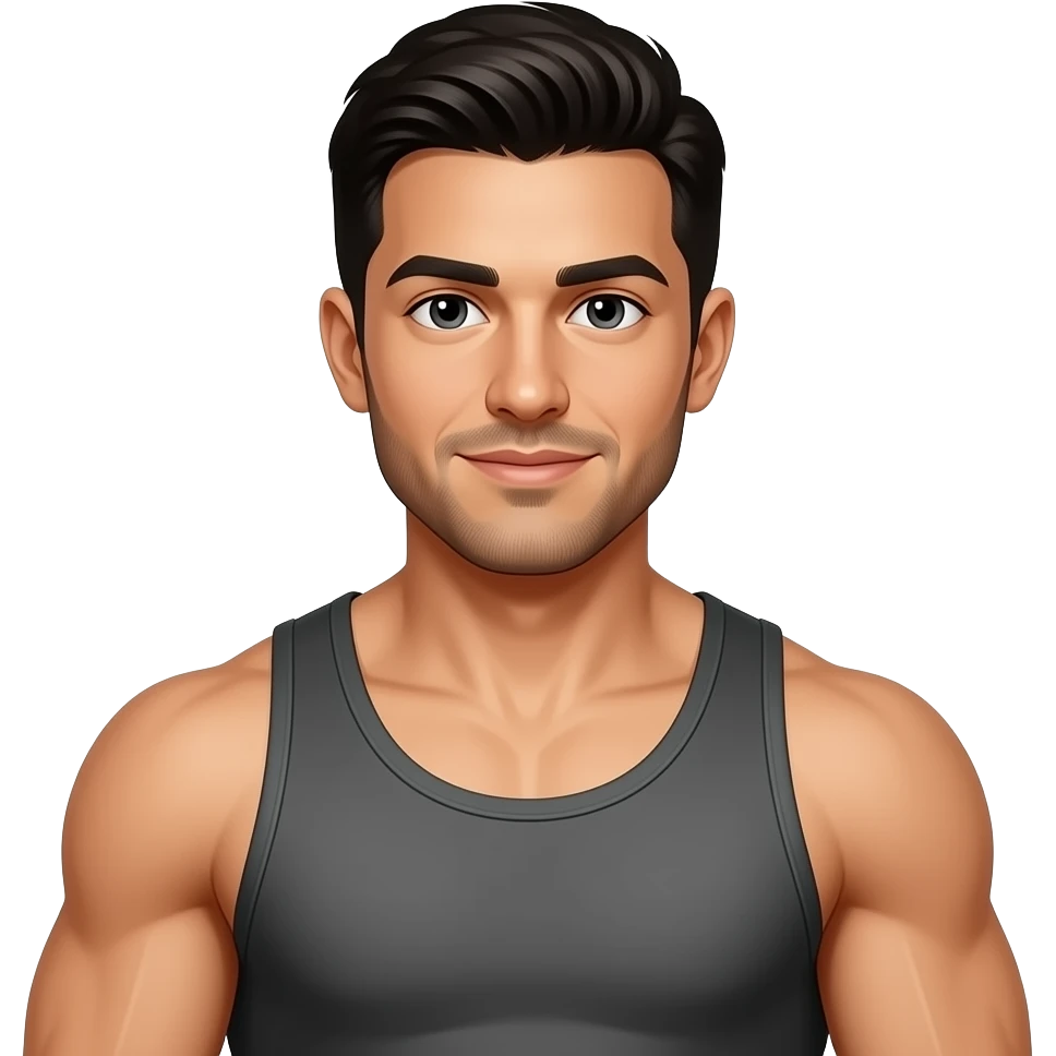Body builder Spanish man emoji