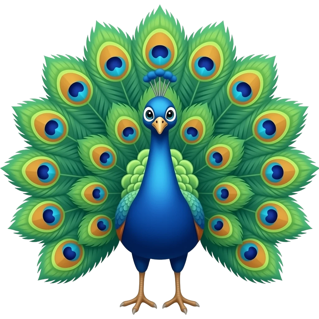 Peacock emoji