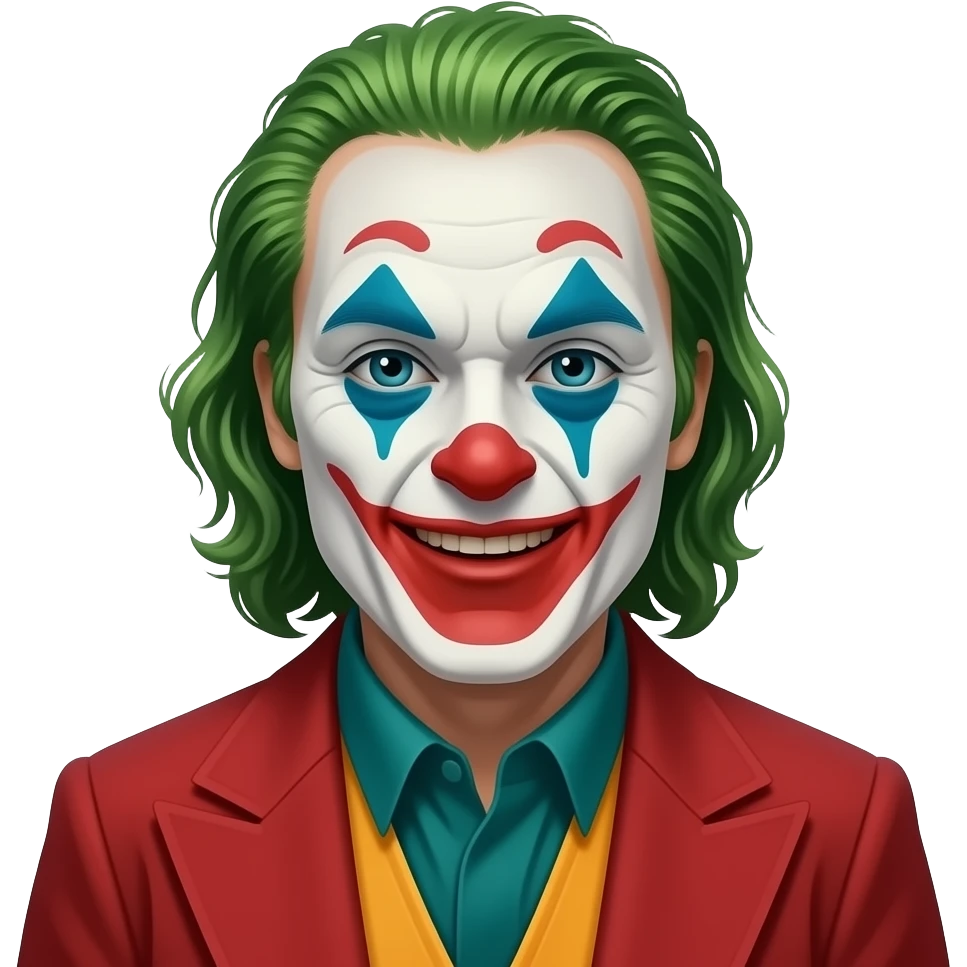 Scary clown emoji