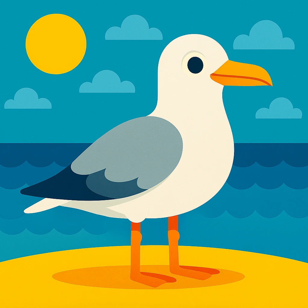 Seagull emoji