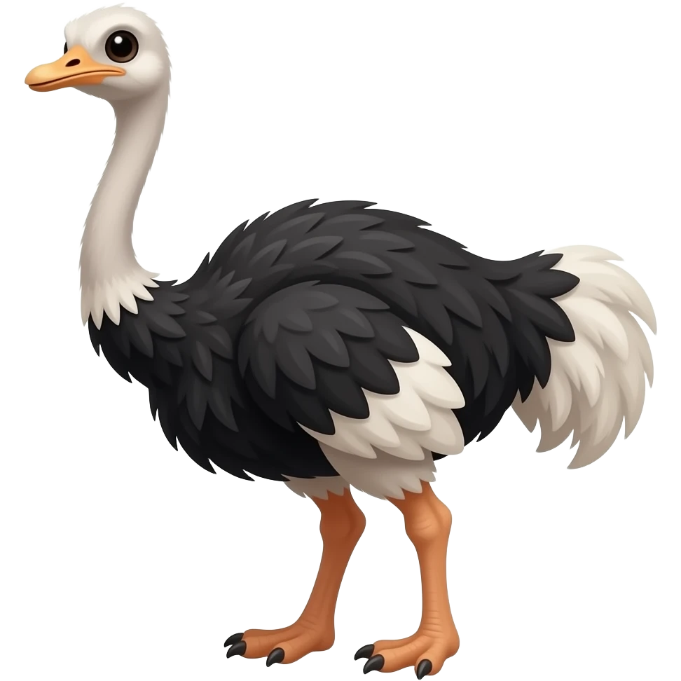 ostrich emoji