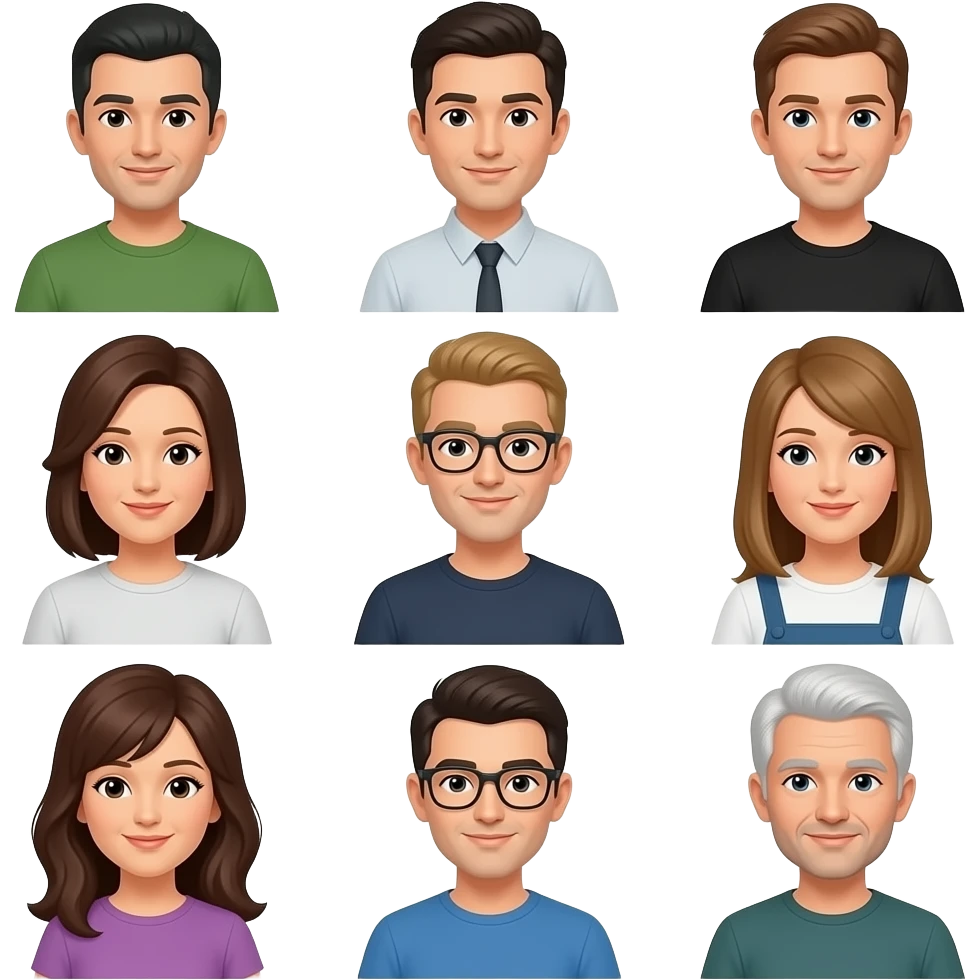 varias personas con botas negras emoji