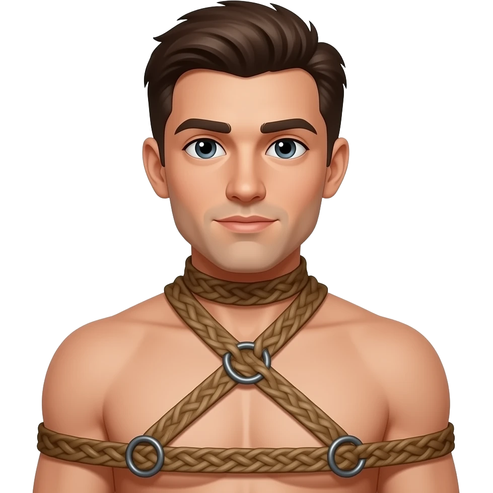 Male Submissive emoji voor bdsm emoji