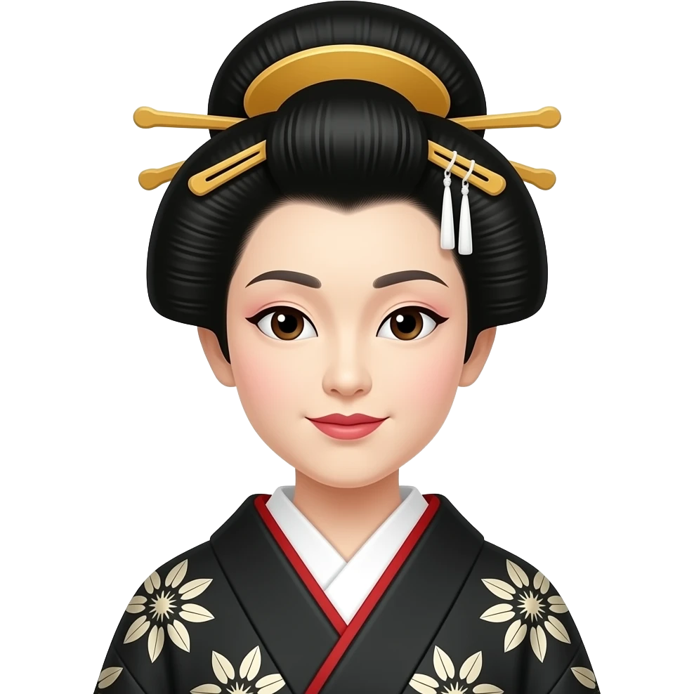 feudal Japan woman emoji