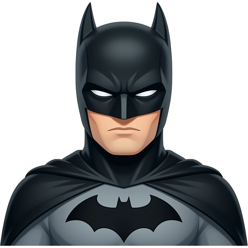 Make a emoji Batman carecter emoji