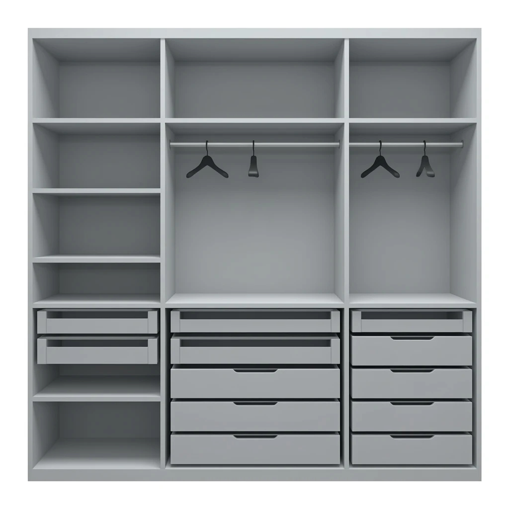 modern closet grey emoji
